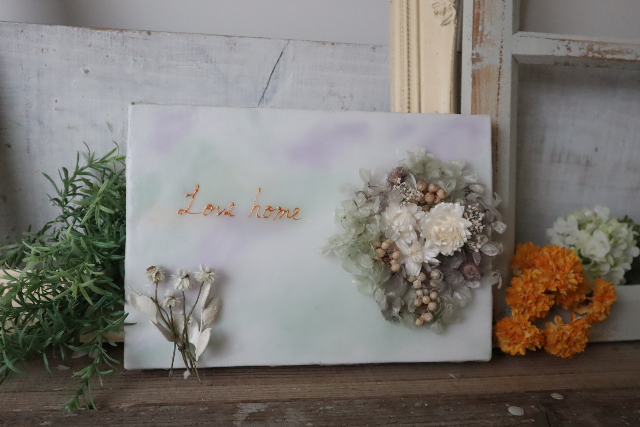 青山・表参道・キャンドル作り】ウェルカムボードレッスン」の体験