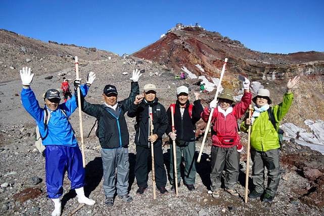 東北の高校生の富士登山 限定 ソロセットチタン